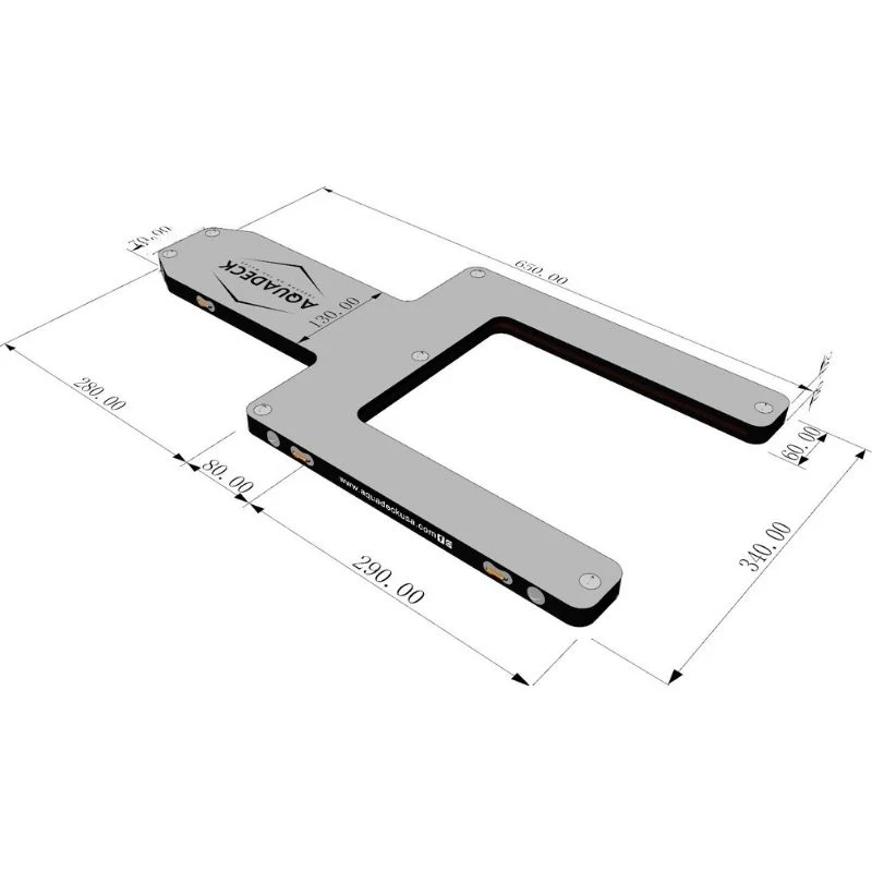 AquaDeck Inflatable U Pontoon - Image 3