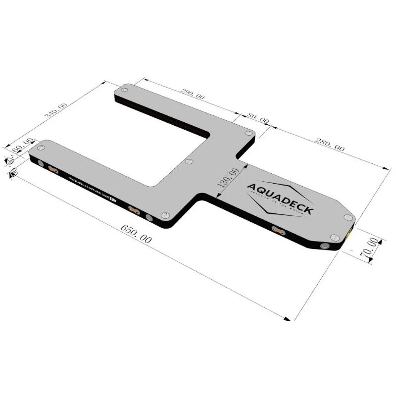 AquaDeck Inflatable U Pontoon - Image 4