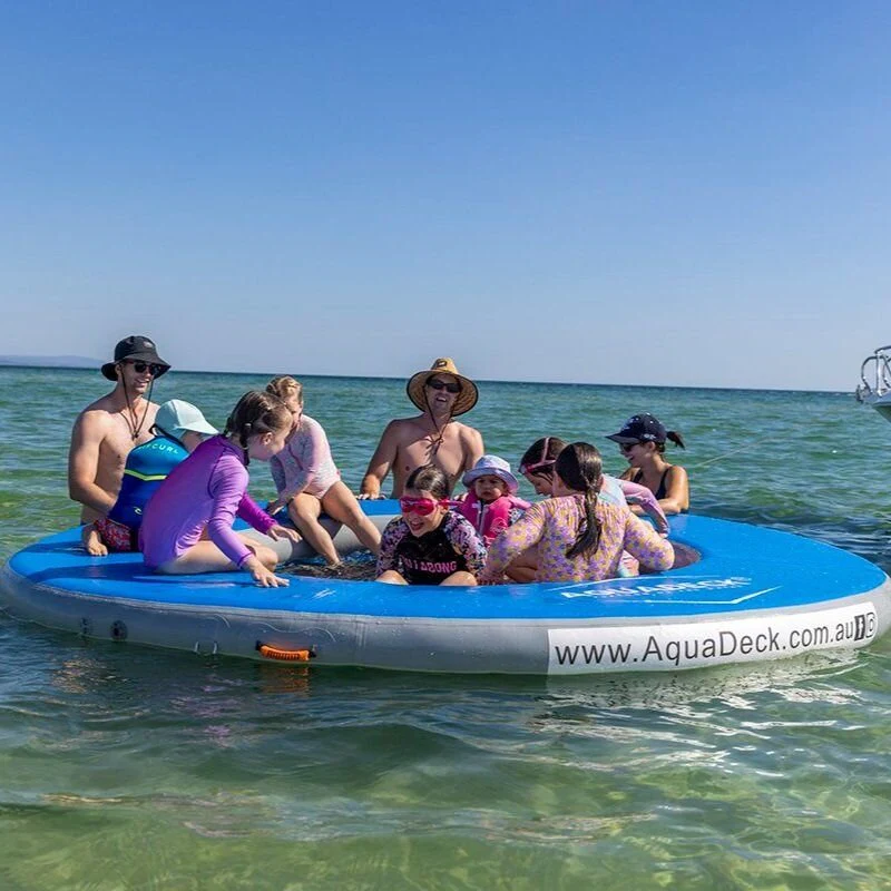 AquaDeck Small Inflatable Sea Pool with Carry Bag & Foot Pump - Image 10