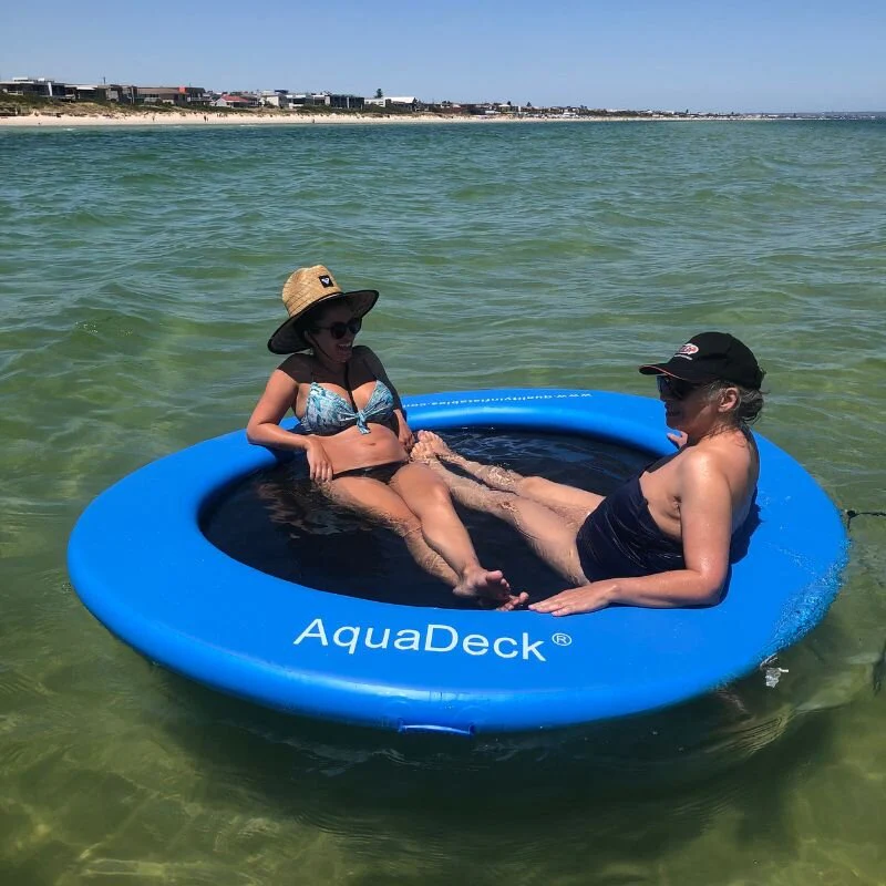 AquaDeck Small Inflatable Sea Pool with Carry Bag & Foot Pump - Image 8