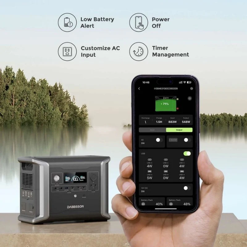 Dabbsson DBS1300 Portable Power Station | 1200W 1330Wh - Image 6