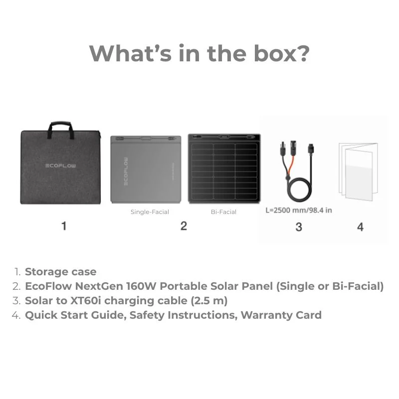 EcoFlow 160W Solar Panel NextGen Portable | Single or Bi-Facial - Image 13